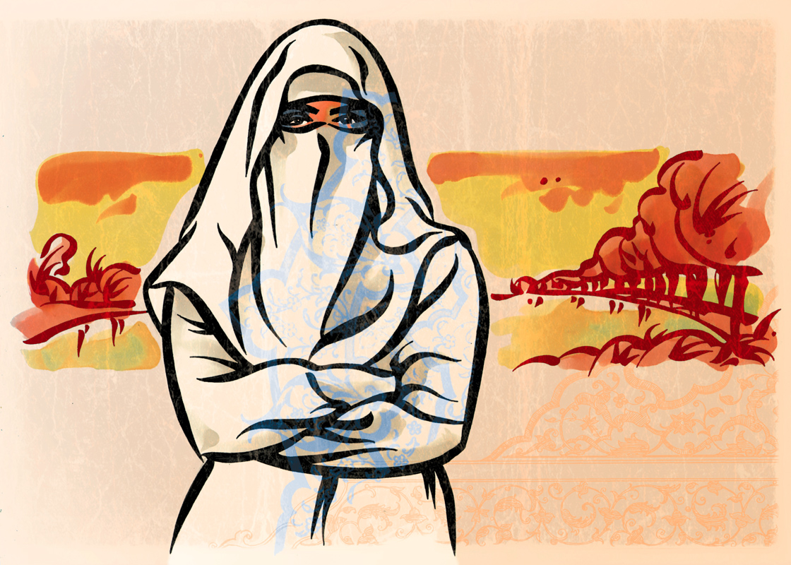 Niqab Sketch 1